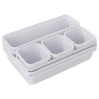 Organizer Box Trays Home Office Kitchen Bathroom Closet Desktop Storage Box Drawer MNKG