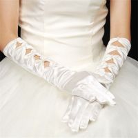 ✔ Brand New Bridal Gloves with Finger Fashion Beaded Wedding Gloves Elegant Wedding Accessories