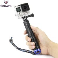 Snowhu ขาตั้งกล้องแบบขาเดียวอะลูมิเนียมยืดได้สำหรับ Gopro 7 6 5ขายึดกล้องโกโปร Hero 8 7 6 5สำหรับ Xiaomi สำหรับ Yi Gp180