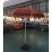 ROM ร่มกันแดด ร่มสนาม ร่มใหญ่ ร่ม36นิ้ว ร่มลายสก๊อต ผ้าไนล่อน โปร่งแสง ร่มสต๊อกราคาถูก ร่มขายของ ร่มกันฝน  Umbrella
