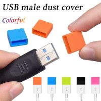 10Pcs USB Male Dust Plug Silicone Stopper Cap for Charging Extension Transfer Data Line Cable USB Protector Anti-Dust Cover Cap