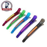 【cw】 6pcs/setLeather Hairpin Flat Duckbill Hair Fixed ClipBarber Styling Household Braid Tools ！