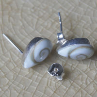 Valuable gifts for loved ones Earring beautiful from shells, heavenly eyes Shiva eye  ของขวัญอันล้ำค่าสำหรับคนที่คุณรัก ต่างหูสวยๆ จากเปลือกหอย ดวงตาสวรรค์ กุญแจตาพระศิวะ