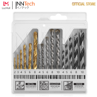 InnTech ชุดดอกสว่าน เจาะปูน / ไม้ / เหล็ก 16 ชิ้น Combination Drill Bits for Metal / Masonry / Wood ดอกสว่านไทเทเนี่ยม ดอกสว่านเจาะปูน ดอกสว่านเจาะไม้ ดอกสว่านเจาะเหล็ก ดอกสว่าน ชุดดอกสว่านรวม [CBD16]