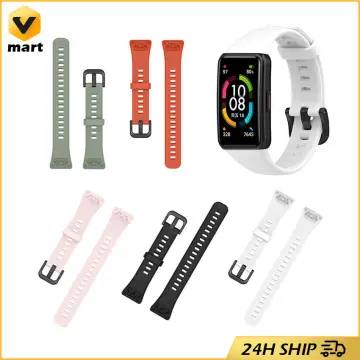 Silicone Strap for Huawei Band 7 Strap Accessories Smart Replacement  Watchband Wristband Correa Bracelet for Huawei Hornor Band 7 -White