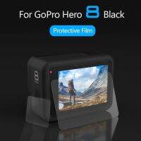 ฟิล์มป้องกันสำหรับ Gopro Hero เลนส์กล้องแอคชั่นแคมเมราปกป้องหน้าจอ8กระจกนิรภัยสีดำจอภาพยนตร์สำหรับ Gopro Hero 8สีดำ