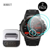 2PCS HD Clear Tempered Glass Film For Zeblaze Ares 3 Ares3 Smart Watch Screen Protective Film Anti-Scratch Glass Protector Bumper Stickers Decals Magn