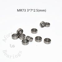 Miniature Bearing  MR73 10 Pieces 3*7*2.5(mm) free shipping chrome steel High speed Mechanical equipment parts Axles  Bearings Seals