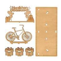 Wooden Birthday Table Centerpieces German Bike Design Sign Centerpiece Reusable Cutouts Wooden Wedding Party Door Table Decor for Bike Theme Birthday Party Decorations positive