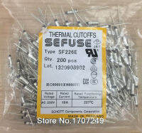 จัดส่งฟรี5ชิ้นใหม่ฟิวส์ cutoffs ฟิวส์ความร้อน227C 227C 227องศา10A 250โวลต์ metalfu SF226E