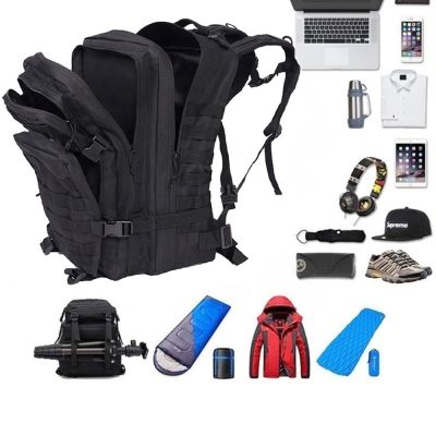 ：“{—— Lawaia Hunting Backpack Outdoor Military Rucksacks Tactical Sports Camping Hiking 50L 1000D Nylon Waterproof Trekking Backpack