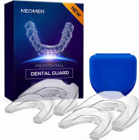 Neomen Mouth Guard for Grinding Teeth- 2 Sizes, Pack of 4 - New Upgraded Dental Night Guard for Clenching Teeth, Stops Bruxism, Tmj &amp; Eliminates Teeth Clenching