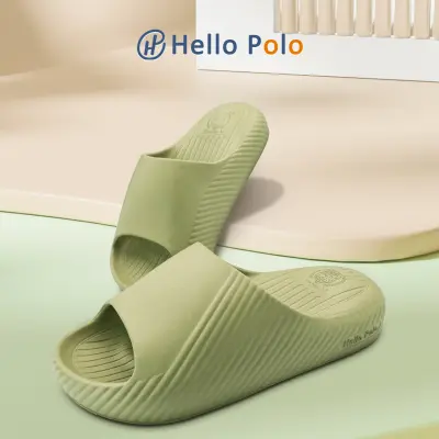 Hello Polo รองเท้าแตะลายอุ้งเท้าแมวน่ารัก พื้นนุ่มมาก คลายเมื่อยเท้า รองเท้าแตะกันลื่น รองเท้าแตะใส่ในบ้าน สําหรับผู้หญิง และผู้ชาย HP8014