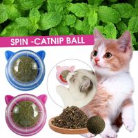 Cat Toys Catnip Ball Cat Mint Ball Wall Clean Mouth Promote Digestion Kitten Candy Licking Snacks Cat Accessories Pet Supplies