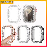 No GlassDiamond Case for Apple Watch Series 9 41mm 45mm 38mm 42mm Women