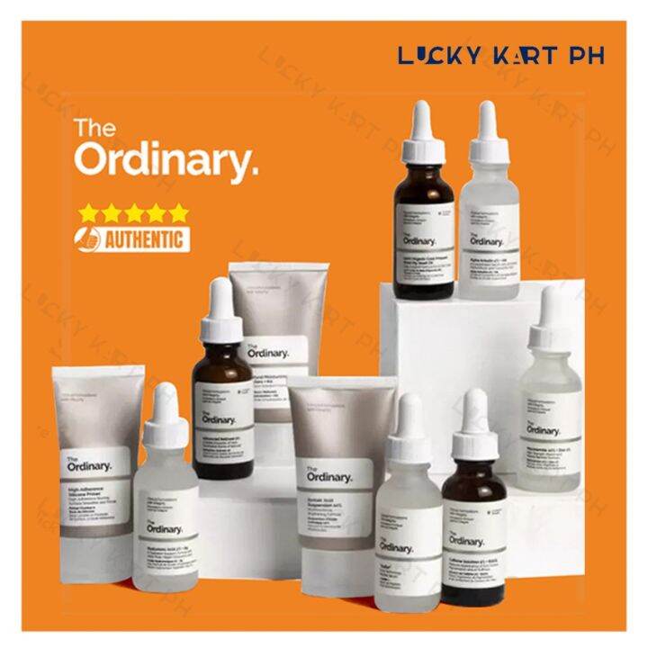The Ordinary Bestsellers Niacinamide,Buffet,AHA + BHA,Caffeine,Lactic