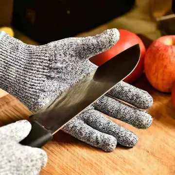 Protective Cut Resistant Gloves Meat Wood Carving Gloves Kitchen Level 5  Protect