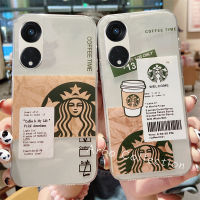 เคสโทรศัพท์ OPPO A38 4G เคส Phone Case ใหม่ป้ายแฟชั่นร้อนโลโก้การ์ตูนซิลิโคนใสเคสนิ่มกันกระแทก OPPOA38 4G 2023