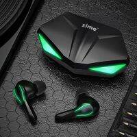 Zime Winner หูฟังสำหรับเล่นเกมการหน่วงเวลาต่ำ TWS Bluetooth 5.3หูฟังมีไมค์ตำแหน่งเสียงสเตอริโอ PUBG ชุดหูฟังไร้สาย