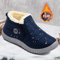 Women New Winter Shoes Waterproof Sneakers Ankle Sneakers For Women Walking Shoes For Women Slip On Thick Fur Mujer Shoes Woman