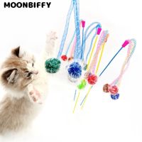 Cat Teaser Wand Toy Cat Interactive Toy Funny Long Kitten Teasing Stick Rod Teaser Wand Pet Cat Catcher Product for Cat Exercise