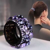 hair accessories women korean korean style round crystal hairpin