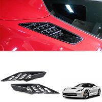 Car Carbon Fiber Rear Side Body Vent Cover for Chevrolet Corvette C7 2014 2015 2016 2017 2018