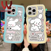 เคสโทรศัพท์ลายการ์ตูนลูกสุนัขรูปคลื่นสีขาวน่ารักสำหรับ Xiaomi Redmi Note 10 Pro Redmi 10 10C Redmi Note 11S Note 10S Note 10S Note 11 Pro กล้องปกป้องซิลิโคนนิ่มกันกระแทกด้านหลัง