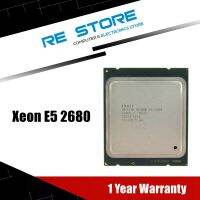 ZZOOI Used Intel Xeon E5 2680 Processor 2.7GHz 20M Cache 8 GT/s LGA 2011 SROKH C2 E5-2680 CPU 100% normal work