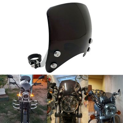 ¤ สำหรับ Sportster XL1200 883R 883 900 1000 1100 XL XLH XLX XR XL883มอเตอร์ไซด์กระจกหน้ารถปรับได้กระจกหน้าสำหรับ39Mm-41Mm Forks