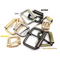 2pcs Metal Heavy Thickened Bag Backpack Shoe Strap Belt Adjust Roller Pin Buckle Snap Rectangle Ring Leather Craft Repair 7 size