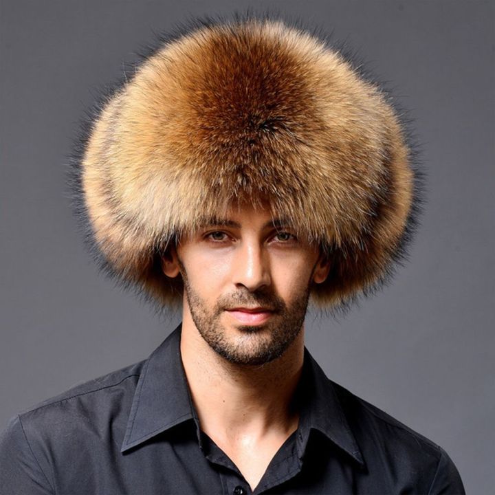 only-หมวกหนังแกะ-แต่งขนเฟอร์เทียม-กันลม-สไตล์รัสเซีย-แฟชั่นฤดูหนาว-สําหรับผู้ชาย-เล่นสกี-ล่าสัตว์