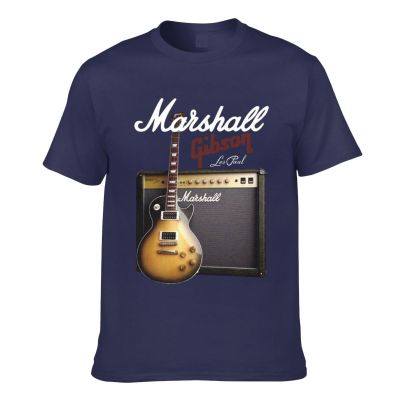 Gibson Heavy Metal Rock Guitar Poster Mens Short Sleeve T-Shirt