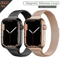 [HOT EWSGWJKKAI HOT] Slim Metal Milanese Band สำหรับ Apple Watch 8/7/6 /Se/ 5/4/3 38มม. 40มม. 41มม. 45มม. สายนาฬิกาสแตนเลสสำหรับ Iwatch 42 44มม. 49