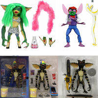 ต้นฉบับ NECA หญิงเอลฟ์ Gremlins รูปการกระทำภาพยนตร์ Grecting มอนสเตอร์น้อยของสะสมของเล่นตุ๊กตารุ่นของขวัญคริสต์มาส