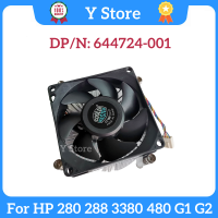 Y Store 644724-001 381874-001 756080-001หม้อน้ำพัดลมสำหรับ HP 280 288 3380 480 G2 CPU พัดลมหม้อน้ำ