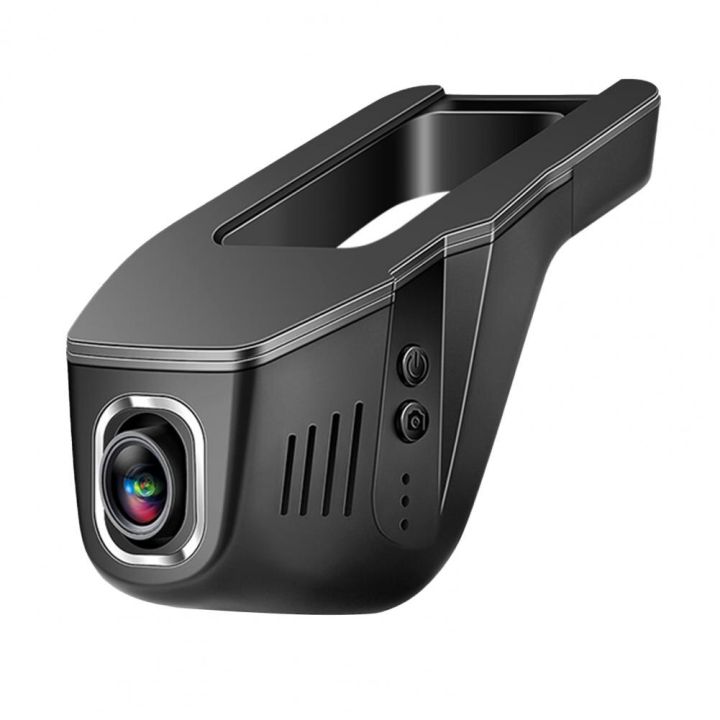 กล้องติดรถยนต์-dvr-กล้องติดรถยนต์เลนส์เดี่ยวการมองเห็นตอนกลางคืน1290p-ความชัดเจนสูงที่ซ่อนอยู่การ์ด-dvr-ภายในรถยนต์-wifi