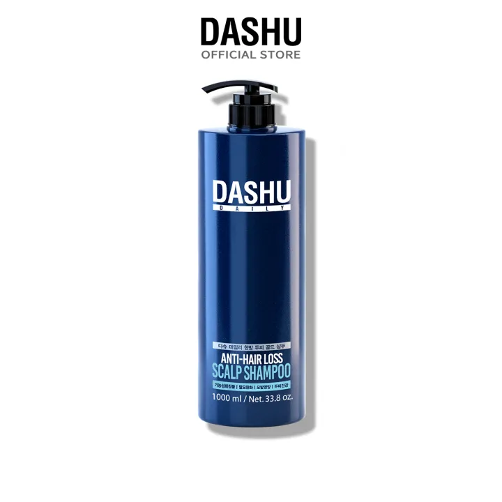 Dashu Daily Anti Hair Loss Scalp Shampoo 1000ml Prevent Hair Loss Symptom Ginseng 1346