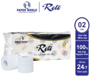Giấy vệ sinh cuộn nhỏ Roto Soft 10 RTS10 - Cây 10 cuộn nhỏ