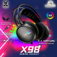 ราคาถูกราคา คุณภาพดี  หูฟังเกมมิ่ง Nubwo X98 Gaming Headset 7.1 Virtual Surround เหมาะสำหรัเล่นเกมส์โดยเฉพาะ หูฟังแยกเสียง มีการรัประกันคุณภาพ  ฮาร์ดแวร์คอมพิวเตอร์ อุปกรณ์เสริมคอมพิวเตอร์