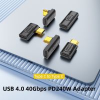 USB4.0ตัวแปลงอะแดปเตอร์ PD ชนิด C ถึง USB 40Gbps 240W 8K 60Hz อะแดปเตอร์ OTG ข้อมูล USB-C สำหรับ MacBook Xiaomi Huawei POCO Samsung