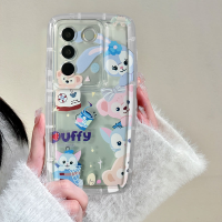 เคส Vivo V27 5G เคส Vivo V27E V27 V25 Pro 5G เคส Vivo V25 V25E อะคริลิค หรูหรา เคสกันกระแทก ใส แข็ง เคสอวกาศ