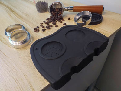 แผ่นยางรองกดกาแฟ Coffee Tamper Mat ยางรองแทมเปอร์ แผ่นรองเครื่องชงกาแฟ ยางรองเทมกาแฟ แผ่นยางรองแทมเปอร์ สินค้าพร้อมส่ง