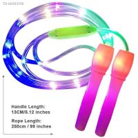 △✹ LED Luminous Jump Ropes Skipping Rope Cable for Kids Night Exercise Fitness Training Sports HA