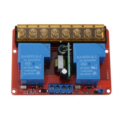 1 Pcs 2 Channel Relay Module 30A High-Low Level Trigger Control Relay Module Relay Switch Board