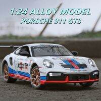 รถจำลองรถสปอร์ตอัลลอยด์ GT3 911พอร์เชอ1/24ชุดเครื่องมือของเล่นเด็กผู้ชายรถของเล่นเหล็กหล่อสำหรับเด็ก