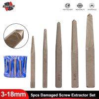 5Pcs Rusak Sekrup Remover Rusak Baut Bor Bit Set Square Screw Extractor Set Alat Penghapusan Mudah Keluar Bor Bit