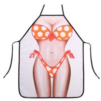 AC10.4 ผ้ากันเปื้อน บิกินี่ เซ็กซี่ ฺBikini Sexy Apron Costume Cosplay Outfit