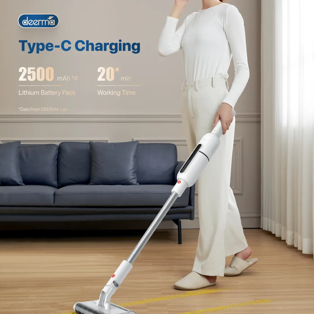 Deerma VC55 Household Cordless Vacuum Cleaner with 13000Pa Powerful ...