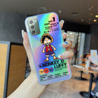 เคสโทรศัพท์มือถืออนิเมะอัลตร้า Note20 Note20ปลอกสำหรับ Samsung กาแล็กซี่สีสันสดใสเคสปลอกบัตรเลเซอร์ในตัว